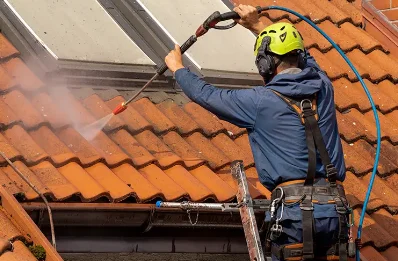 Démoussage et hydrofuge de toiture aux Fougerêts